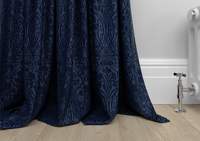 Tiverton, Indigo - Made to Measure Curtains - Image 6